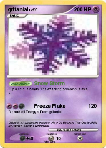 Pokemon gritanial