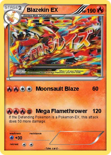 Pokemon Blazekin EX