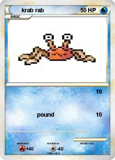 Pokemon krab rab
