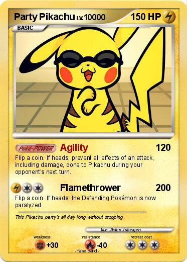 Pokemon Party Pikachu