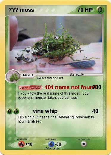 Pokemon ??? moss