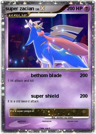 Pokemon super zacian