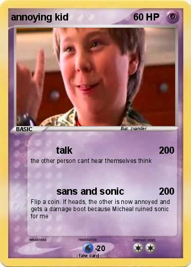 Pokemon annoying kid