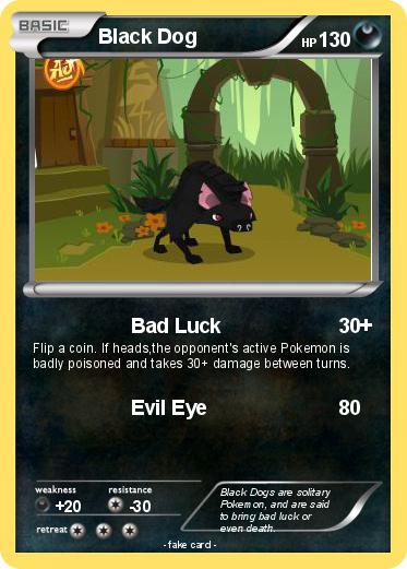 Pokemon Black Dog