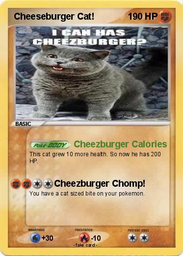 Pokemon Cheeseburger Cat!