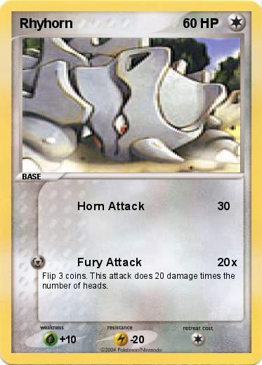 Pokemon Rhyhorn 