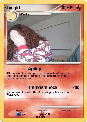 Pokemon shy girl