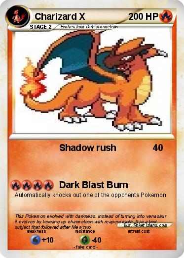 Pokemon Charizard X