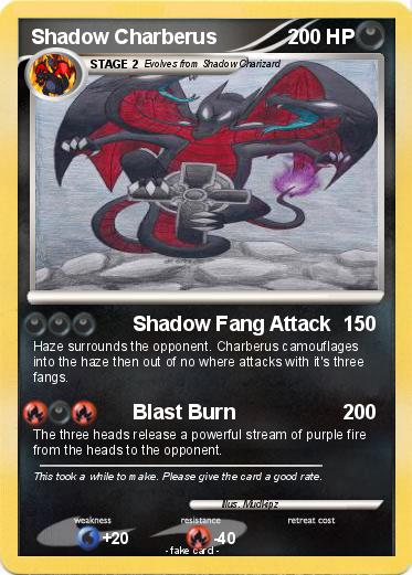 Pokemon Shadow Charberus