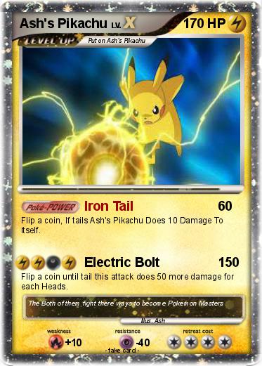 Pokemon Ash's Pikachu