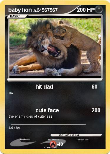 Pokemon baby lion