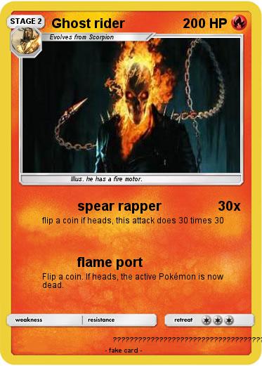 Pokemon Ghost rider
