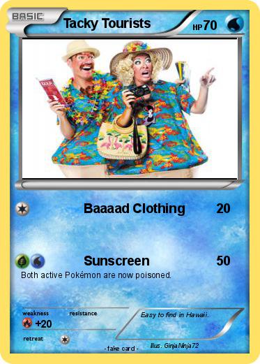 Pokemon Tacky Tourists