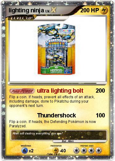 Pokemon lighting ninja