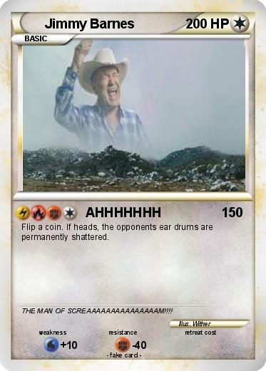 Pokemon Jimmy Barnes