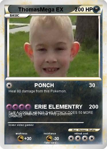 Pokemon ThomasMega EX