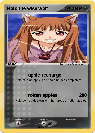 Pokemon Holo the wise wolf