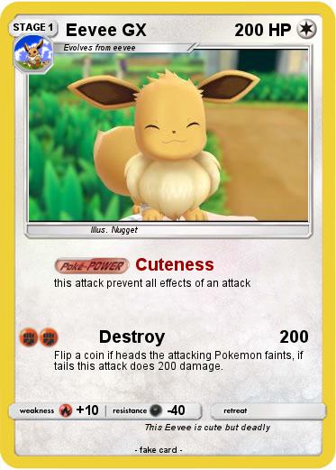 Pokemon Eevee GX