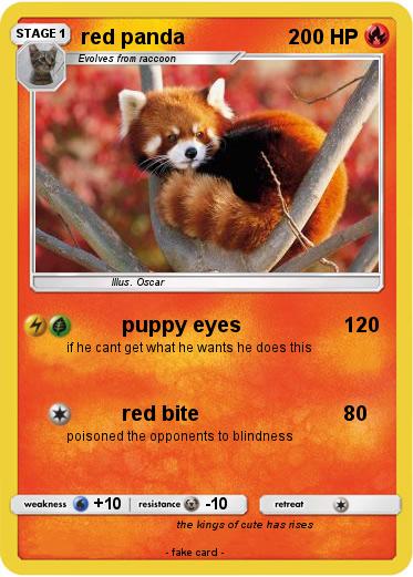 Pokemon red panda