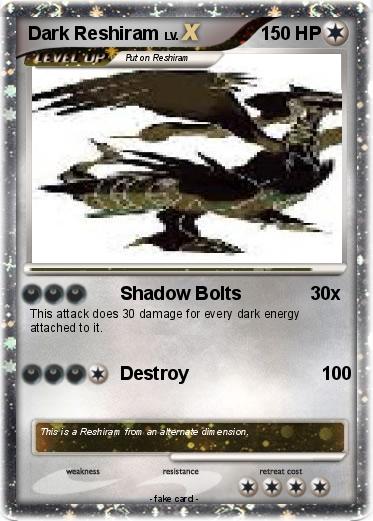 Pokemon Dark Reshiram