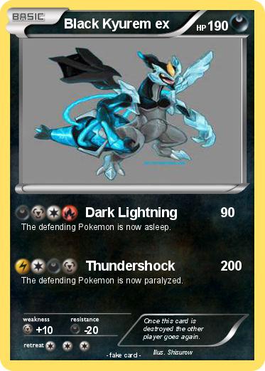 Pokemon Black Kyurem ex
