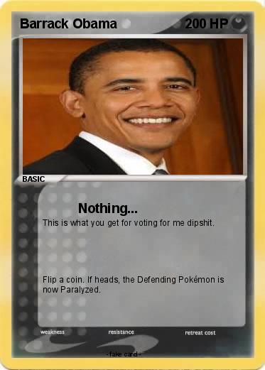 Pokemon Barrack Obama