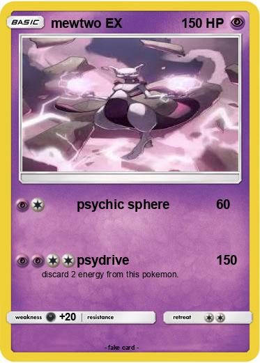 Pokemon mewtwo EX