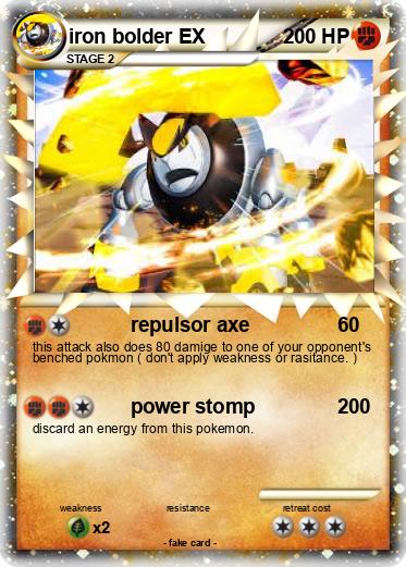 Pokemon iron bolder EX