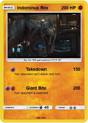 Pokemon Indominus Rex