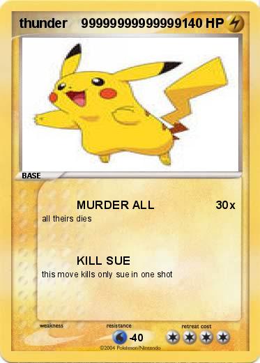Pokemon thunder    99999999999999