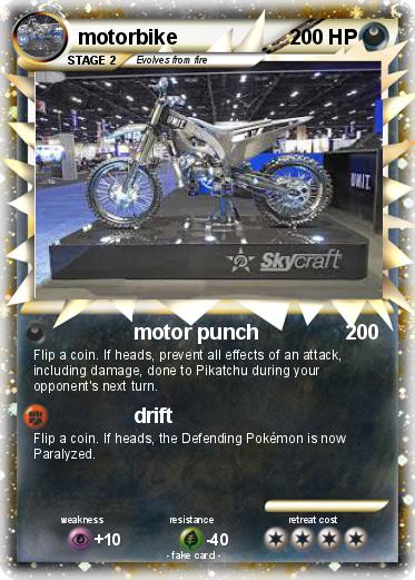Pokemon motorbike