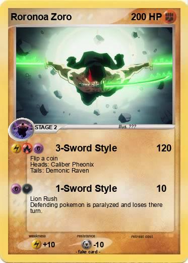 Pokemon Roronoa Zoro