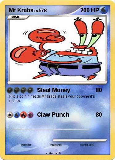 Pokemon Mr Krabs