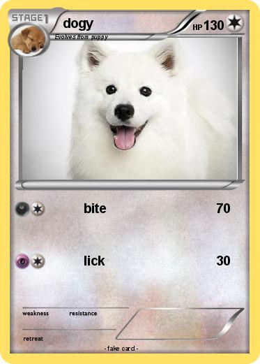 Pokemon dogy