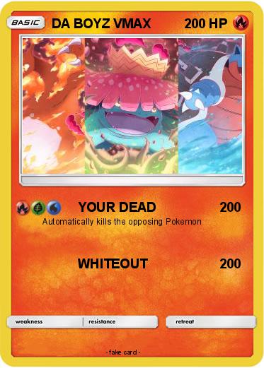 Pokemon DA BOYZ VMAX