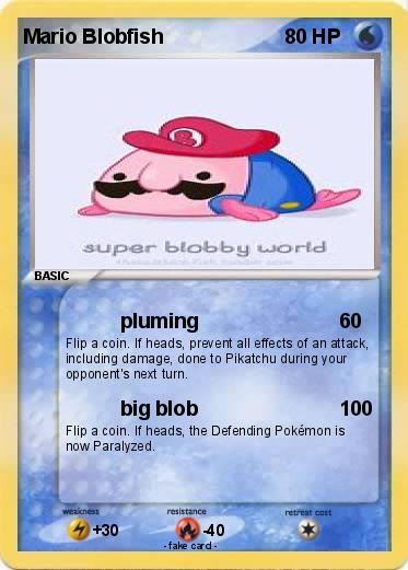 Pokemon Mario Blobfish