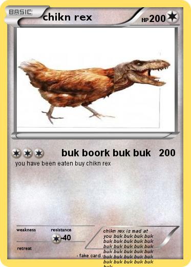 Pokemon chikn rex