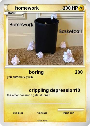 Pokemon homework