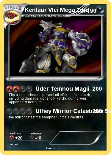 Pokemon Kentaur Vlčí Mega Zord