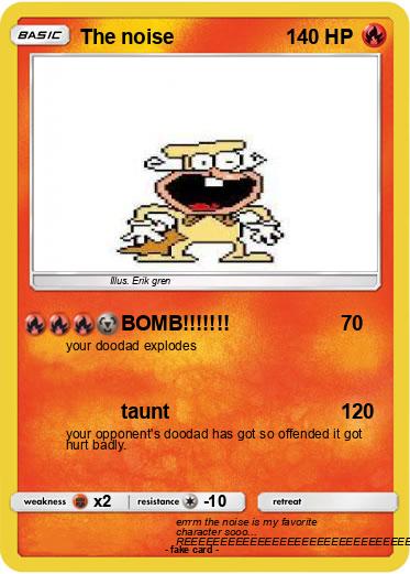 Pokemon The noise
