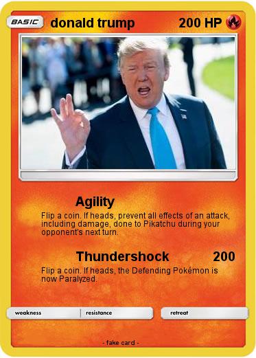 Pokemon donald trump