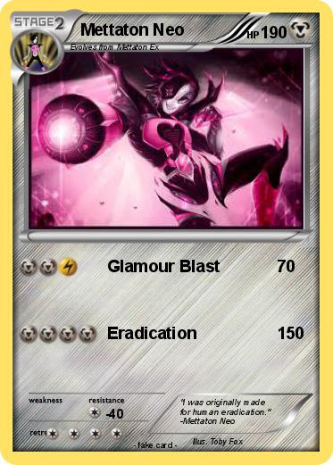 Pokemon Mettaton Neo