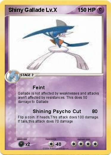 Pokemon Shiny Gallade Lv.X