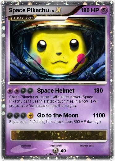 Pokemon Space Pikachu