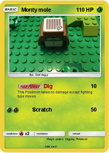 Pokemon Monty mole