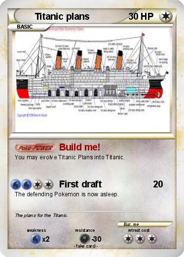 Pokemon Titanic plans