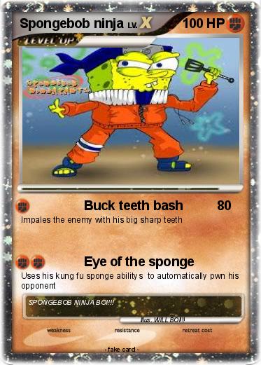 Pokemon Spongebob ninja