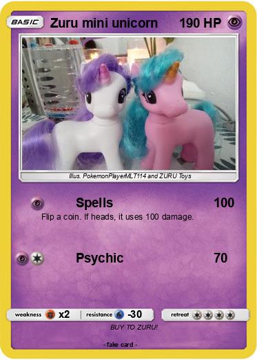 Pokemon Zuru mini unicorn