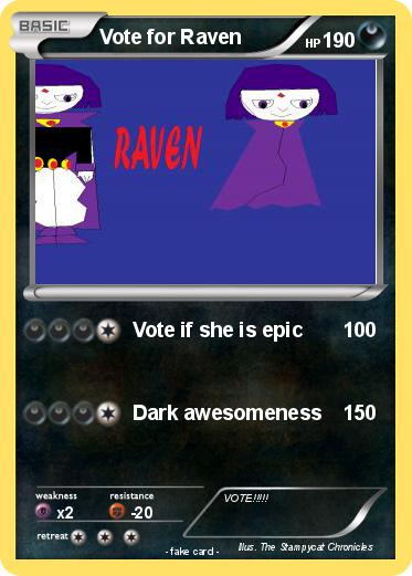 Pokemon Vote for Raven