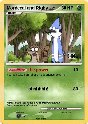 Pokemon Mordecai and Rigby